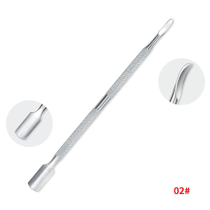 1/4/5/7Pc Professional Stainless Steel Nail Care Tools Double Head Cuticle Pusher Cuticle Nipper Nail Cuticle Remover Accessorie