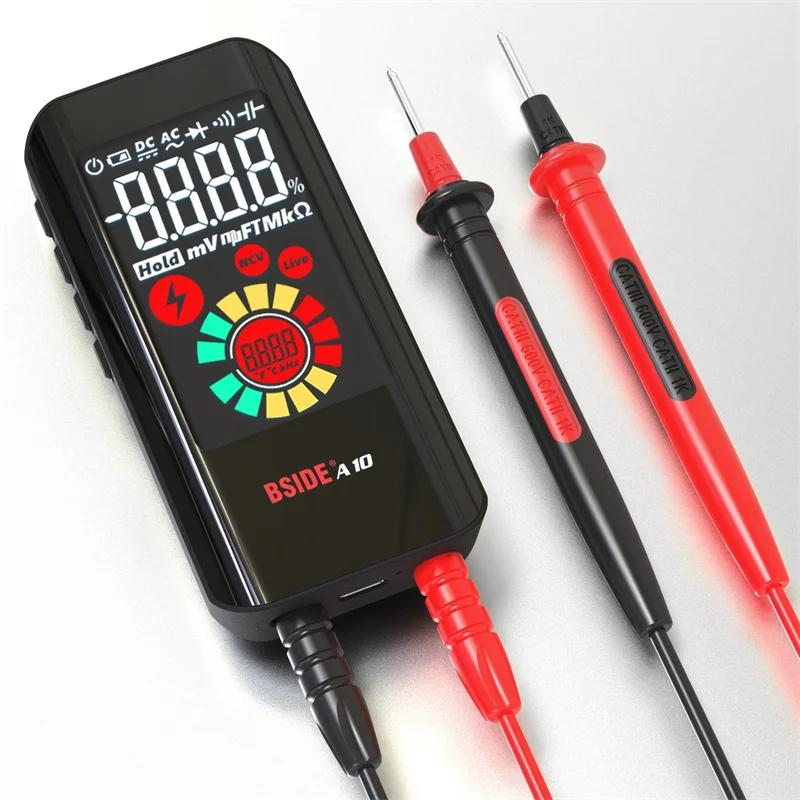 BSIDE A10 Digital Mini Smart Multimeter NCV Multifunctional Tester Voltmeter AC/DC Voltage Resistance Capacitance Measuring