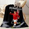 Ronaldo Manchester United Legacy Suitable blanket for offices, travel, living rooms also a good gift for friends and family Suitable for all seasons.