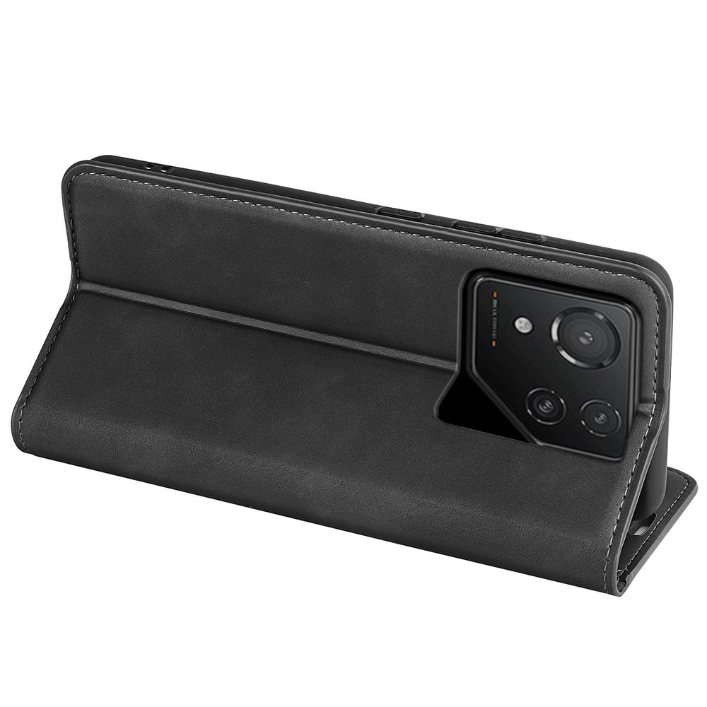 For Asus ROG Phone 8 5G/Phone 8 Pro 5G Case PU Leather Skin Touch Flip Stand View Phone Cover