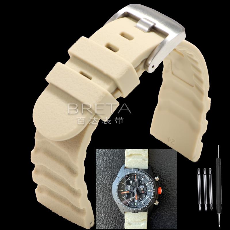 22 24mm Matte Knobby Texture Silicone Watchband for Luminox 3501 8831 3749 3741 Men's Diving Sports Bracelet Replace Wristbands