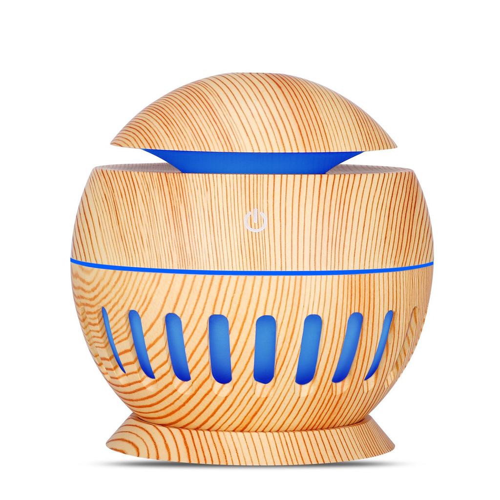 USB Wood Grain Humidifier & Air Purifier Desktop Atomizer