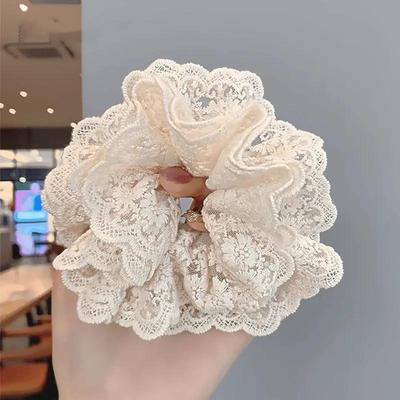 Coletero de Pelo de Cuatro Capas para Mujer Elástico Soporte para Cola de Caballo Diadema Banda para el Cabello Accesorios para el Cabello