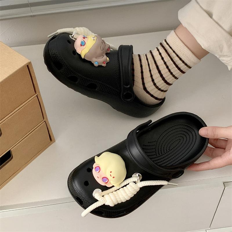 

Кукольная обувь с отверстиями, декоративная съемная пряжка, милая садовая обувь, обувь, цветочные аксессуары, шарм, сабо, сандалии, аксессуары для DIY