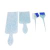 Hair Dye Board Brush Prevent Slip Soft Bristles Portable Exquisite Hair Coloring Kit for Home Salon