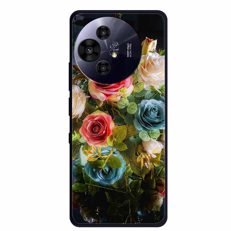 For TCL 50 Pro NxtPaper 5G Case Black Silicone Cover for 50 Pro NxtPaper Protective Shell Coque for TCL 50 NxtPaper 5G TPU Cases