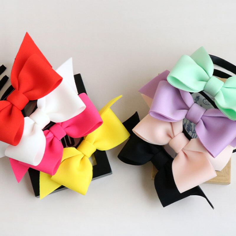 Chriskind Basic Neoprene Big Ribbon Headband pink