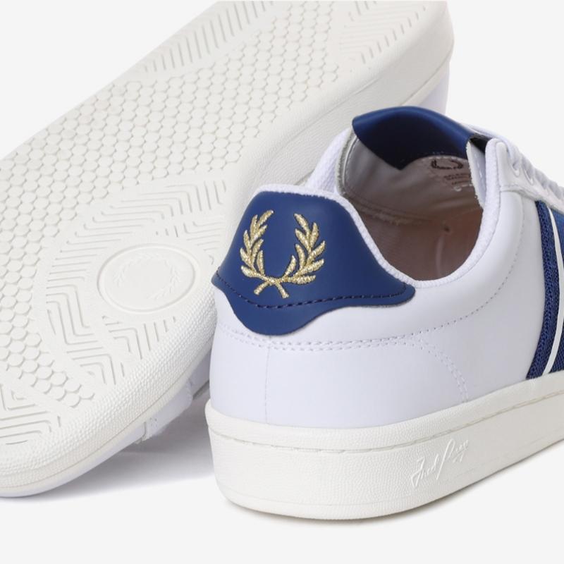 Fred Perry Unisex Leather Sneakers B721 Leather Graphic Sfpu2315305 134