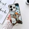 The Promised Neverland Anime Soft Phone Case For Xiaomi Redmi Note 14 15 Pro Plus 13 12 11S 11T 5G 10 9S 9 Plating Anti-Fall Fun
