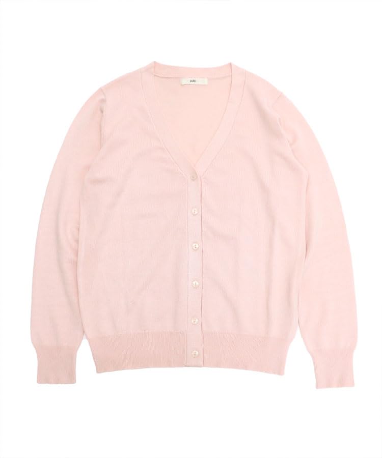 DONOBAN Washable Knit Cardigan for Long Short Available in M and L Spring Open UV Donovan Silk-Touch Women, Sleeve, V-Neck, Compact, Length, Sizes,