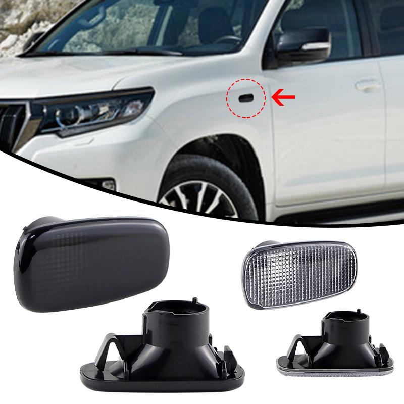 2Pcs Side Marker Light Housing Cover 8173043010 For Toyota Prius Kluger Wish Land Cruiser 200 Prado 120 RAV4 Altezza Lexus IS300