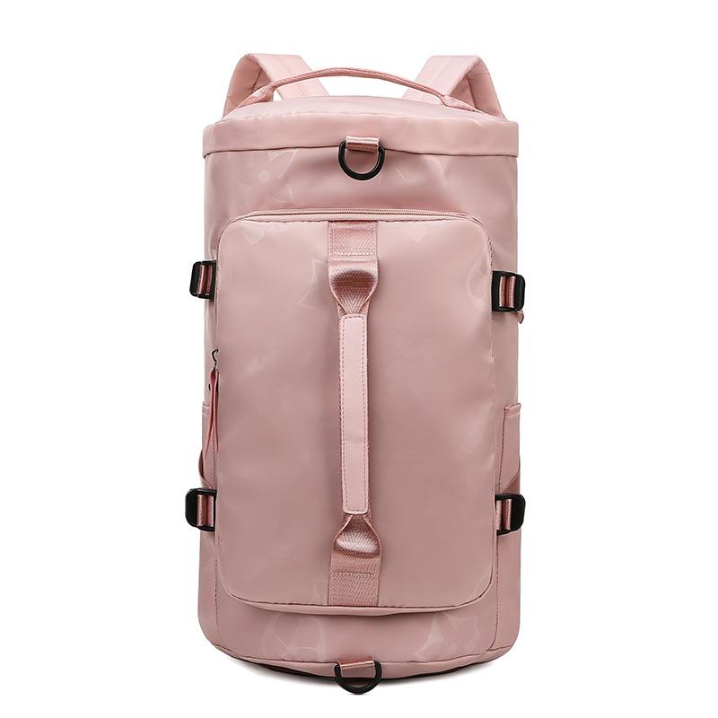 Street Trend Fitness Bag with Shoe Compartment Large Capacity Out Messenger Sports Handbag Travel Bag