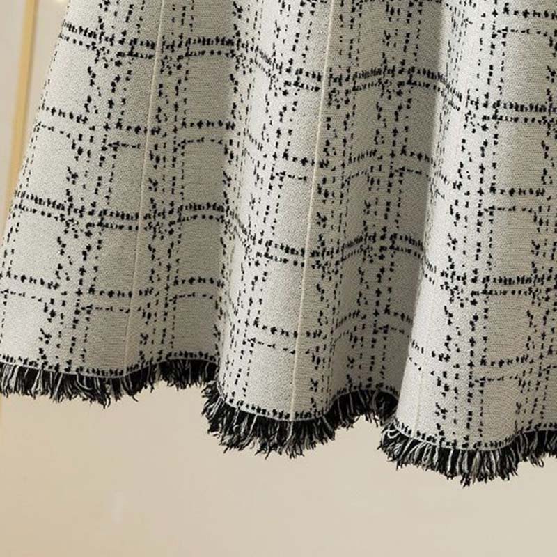 Skirt for Women Casual Versatile Elastic High Waist Long Loose Plus Size Layer Thickened Stretchy Slim Skirt