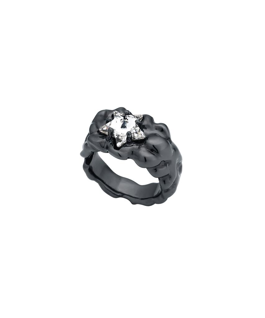 Sentiments No.323 [Black] Geometry Star Ring