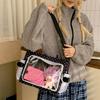 Polka Dot Crossbody Shoulder Bag for Women Large Capacity Transparent Shoulder Bags Comfortable and Versatile Texture Ita Bag