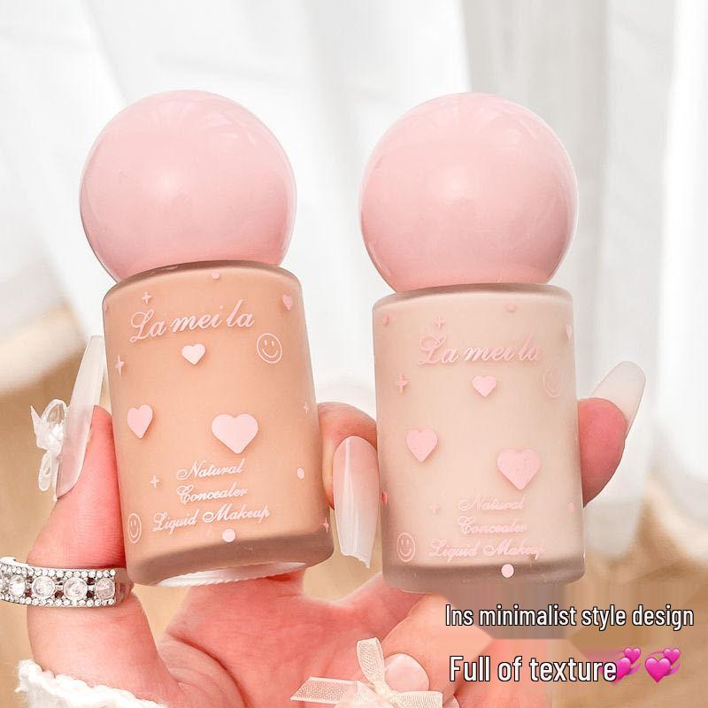 LAMEILA Natural Clear Concealing Moisturizing Foundation Liquid Creamy Powder Hot Item