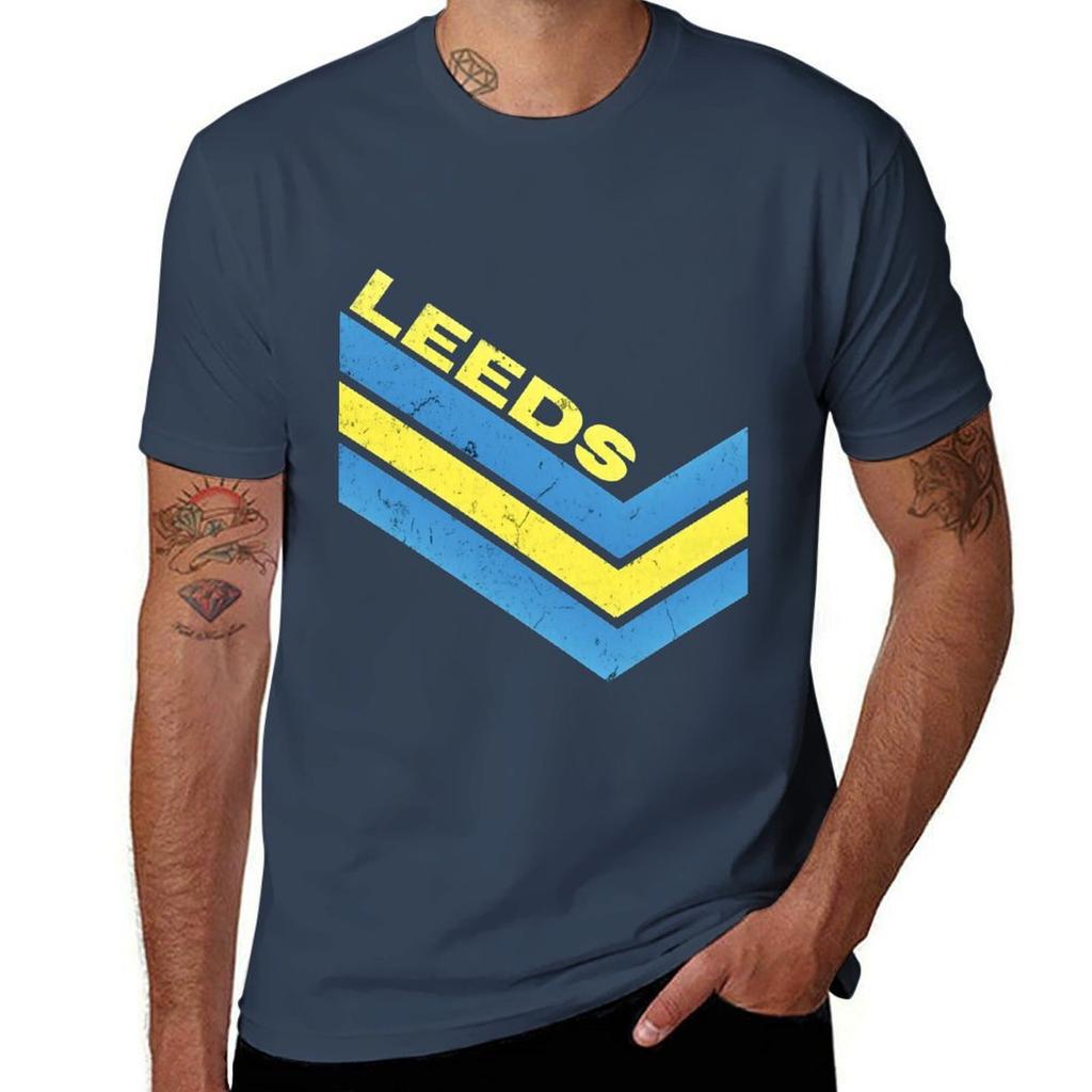 Leeds 80s Retro Tshirt Casual Trendy Streetwear Tee Shirt