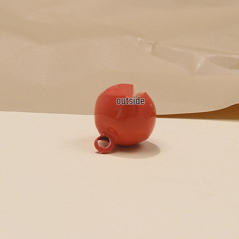 14mm Candy Color Bells: DIY Single-Tone Painted Christmas Ornaments & Colorful Keychain Accessories
