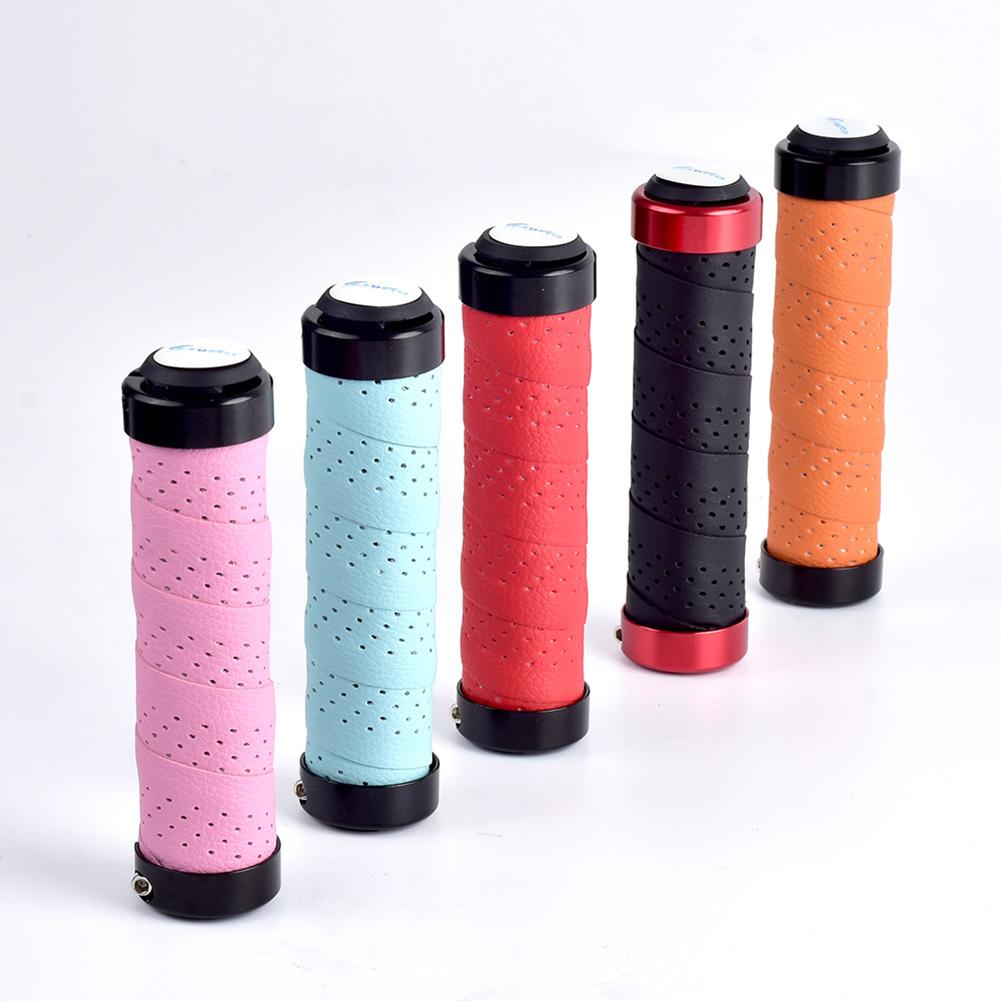 1 Pair Bicycle  Grip  Cover Mountain Bike Winding Type Bilateral Locking Non-slip Grip Cover