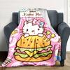 Customizable HelloKitty13 Throw Blanket – Personalized Name, All-Season Cozy Snug Blanket, Machine Washable, Personalized Blanket