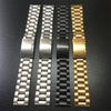 14mm 16mm 18mm 19mm 20mm 21mm 22mm 24mm 26mm Watchband Solid Stainless Steel Metal Bracelet Straps Wrist Band Belt Accessories
