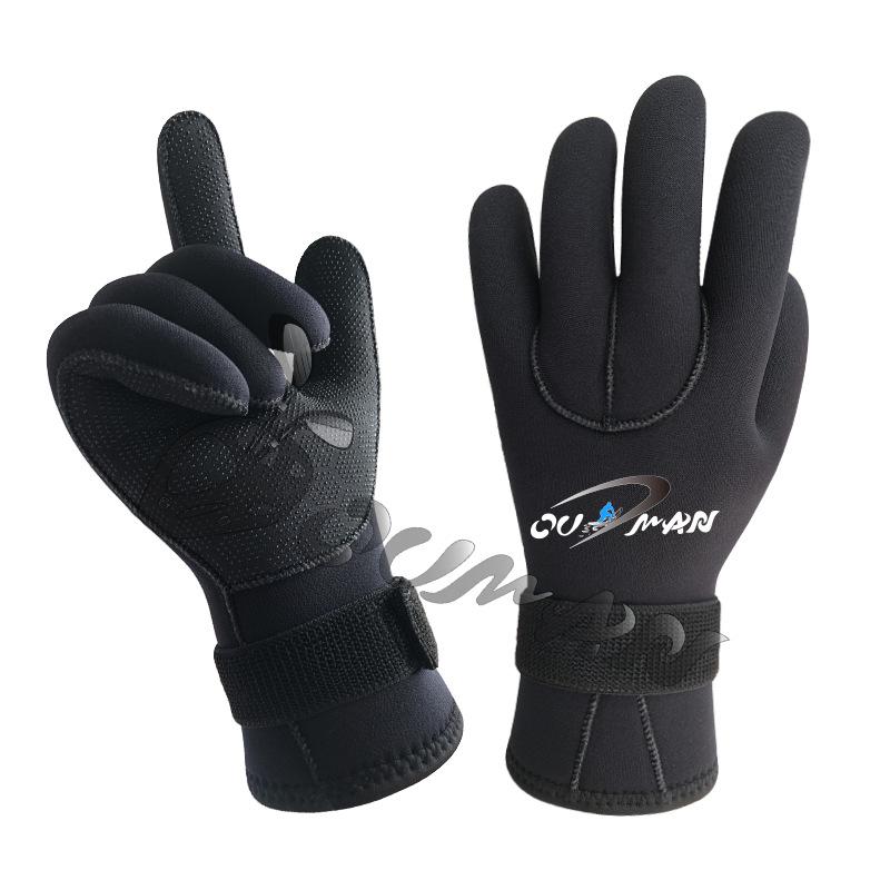

Мужские зимние перчатки для дайвинга и рыбалки 3мм/5мм - Противоскользящие, Защита от проколов, Износостойкие, Теплые, Защита от холода, Перчатки для гидрокостюма для дайвинга M