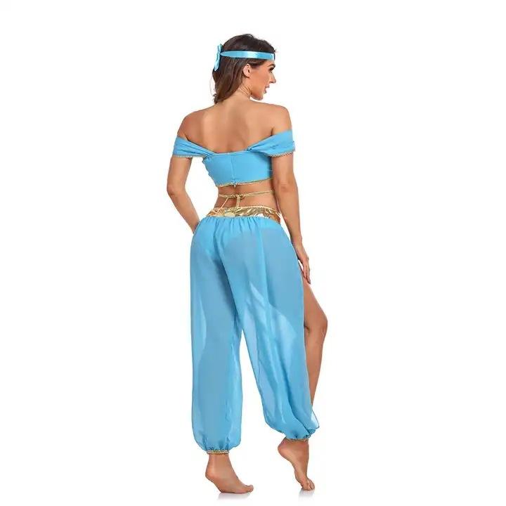 CosplayM-XL sexy search banner jasmine princess dress COS costume, holiday party costume themed Halloween costume