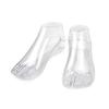 Supporto per Piede Modello Femminile in Plastica Scarpe Calzini Sandalo Supporto Modellatore Strumento Manichino Femminile Espositore per Piede Gioielli