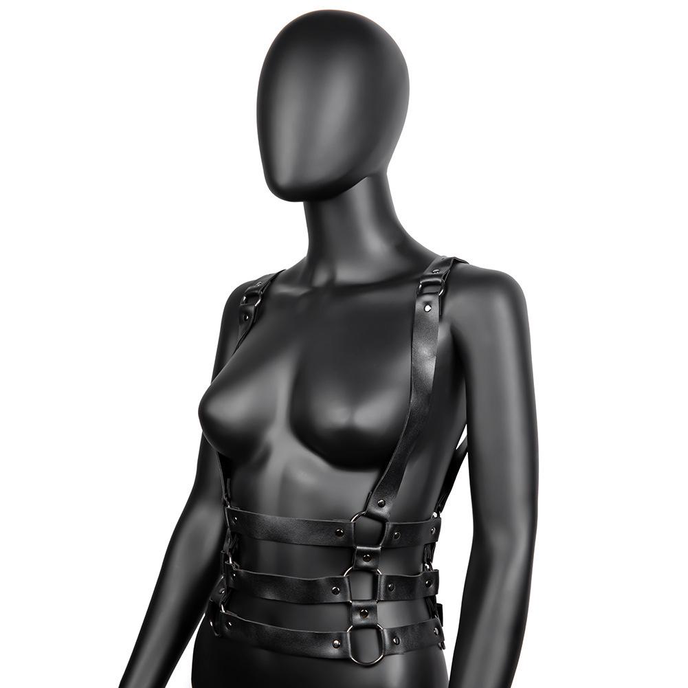 

Хэллоуин Панк ПУ Кожаный Пояс-Корсет для Женщин и Мужчин – Готический Уличный Пояс для Ночных Клубов 105 cm чёрный