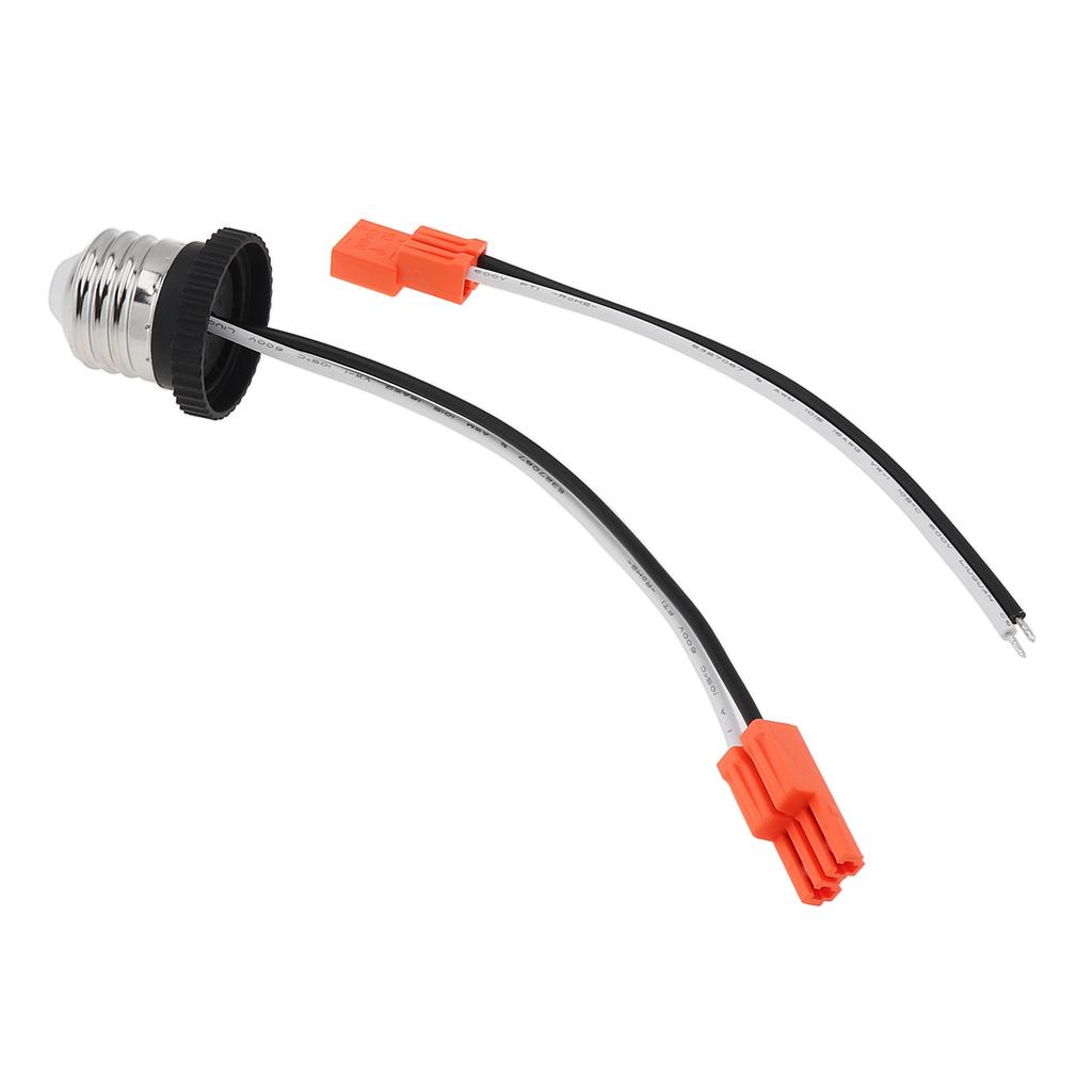 E26 Socket Adapter Medium Base Male Screw In Light Bulb Socket Pigtail for Led Ceiling Lights