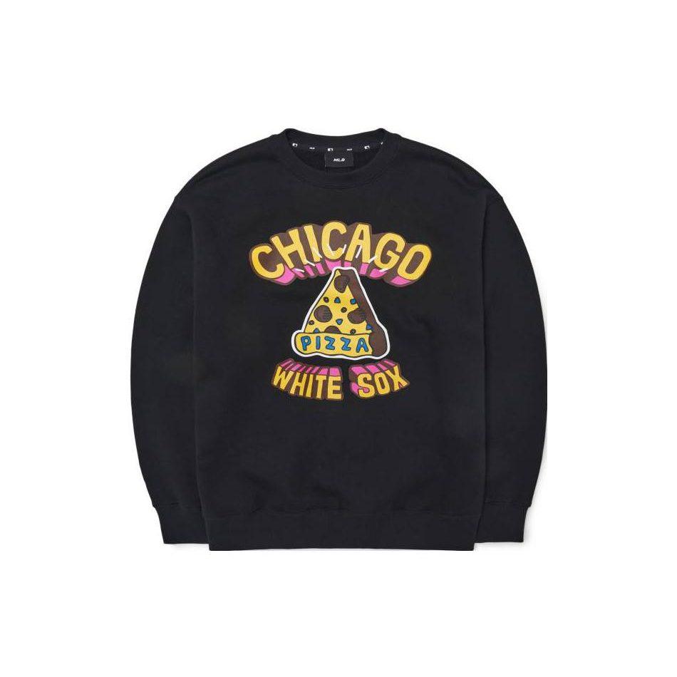 MLB Sweatshirts Unisex Black Crew Neck Moderate Other 3AMTC0126-44BKS