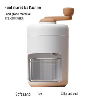 Manual Hand-Crank Ice Shaver and Crusher
