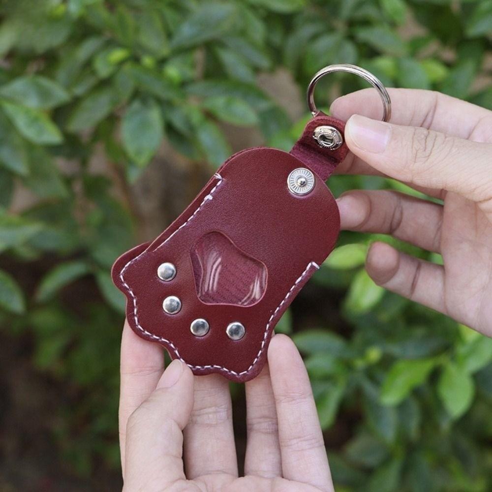 PU Leather Dog Hair Storage Pendant Cat Dog Fur Container Pendant  Jewelry Accessories