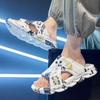 WTEMPO Sandali Estivi da Uomo Fondo Spesso Casual Fondo Morbido Ciabatte Antiscivolo da Interno Scarpe da Trekking alla Moda Scarpe da Spiaggia all'Aperto Mare