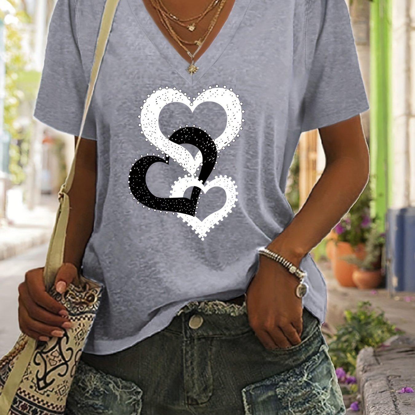 

Summer women s short sleeved V-neck loose Modal T-shirt top short sleeved comfortable breathable T-shirt top XL