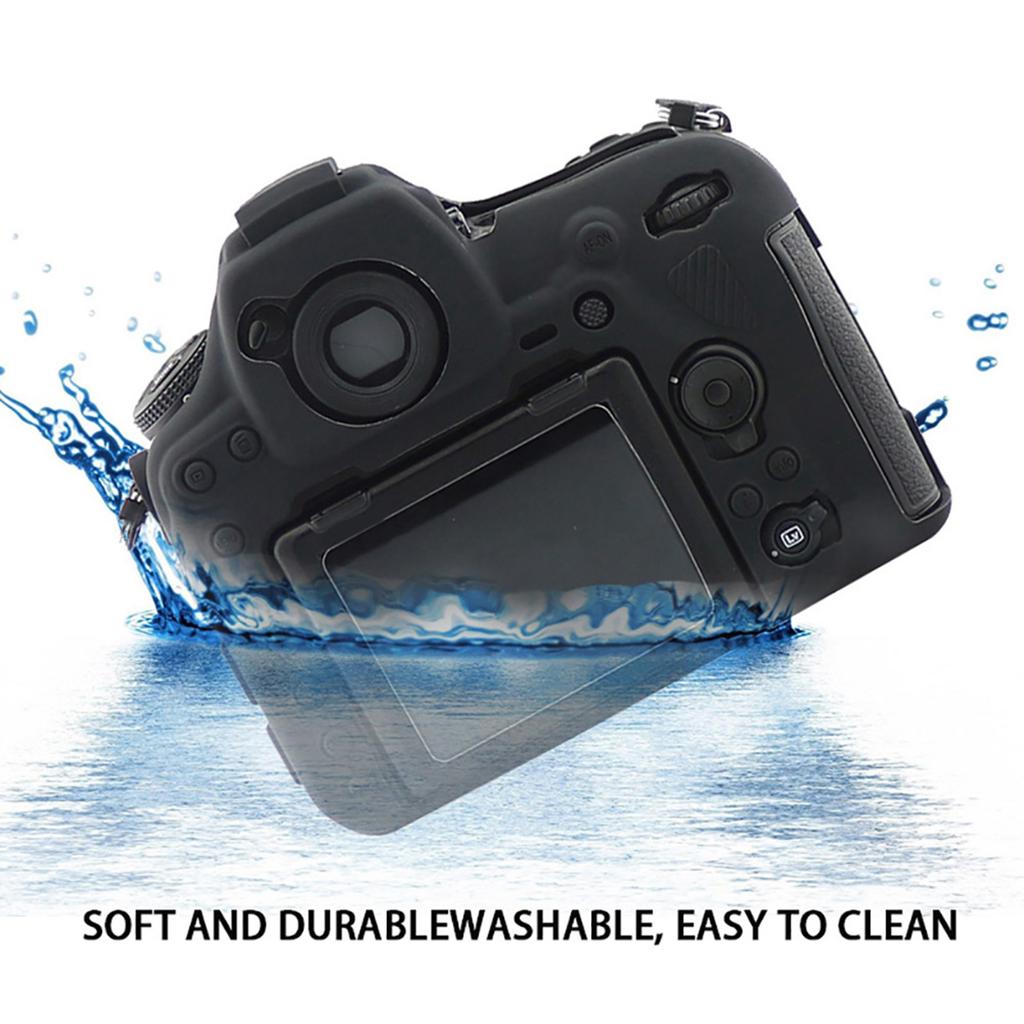 Soft Silicone Protective Case Dust Proof Anti Slip Shell for Nikon D850 Camera