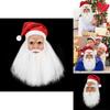 Masque de Noël en latex extensible et respirant avec œillets pour une vue dégagée