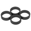 4 Pcs Aluminium Alloy   Headset Pad Bike Handlebar Stem Spacers 28.6x10mmCelsius1.13x0.39in for Mountain Bike Road Bike