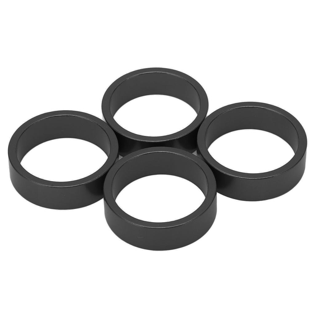 4 Pcs Aluminium Alloy Headset Pad Bike Handlebar Stem Spacers 28.6x10mmCelsius1.13x0.39in for Mountain Bike Road Bike