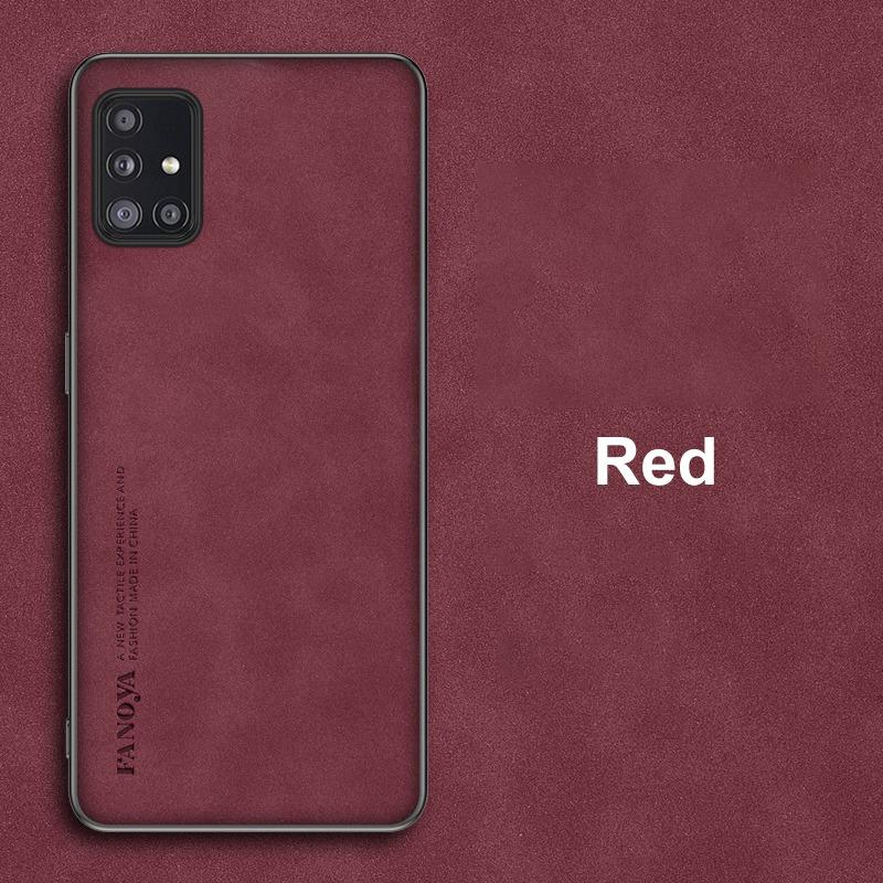 

Роскошный чехол из искусственной ПУ кожи для Samsung Galaxy M51 A31 A51 A71 4G Чехол Матовая силиконовая защита Чехол для телефона для Samsung A51 A71 5G For Samsung M51 красный