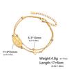 Virgin Mary Pendant Bracelet for Women Stainless Steel Cross Bracelet Catholic Christian Faith Bracelet Religious Gift for Girls