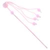 Cats Teaser Wand with Small Bells Long Interactive Stick Toy for Cats Tassel Chasing Funny Pet Cats Training Tools