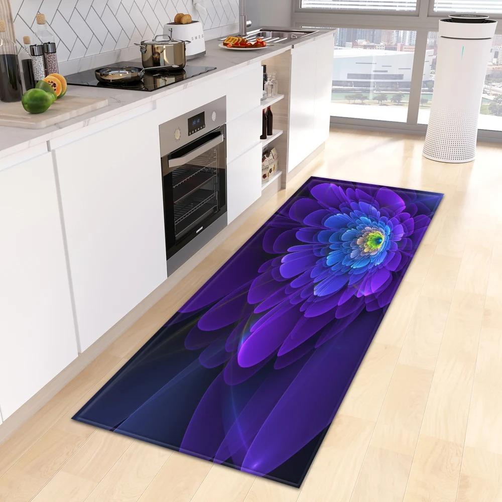 Fantasy Blumenmuster Hausküche Bodenmatte Eingangsbereich Dekoration Bodenmatte