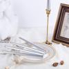 European Classic Electroplated Tapered Long Rod Candle Romantic Wedding Candlelight Dinner Odorless Color Rod Wax