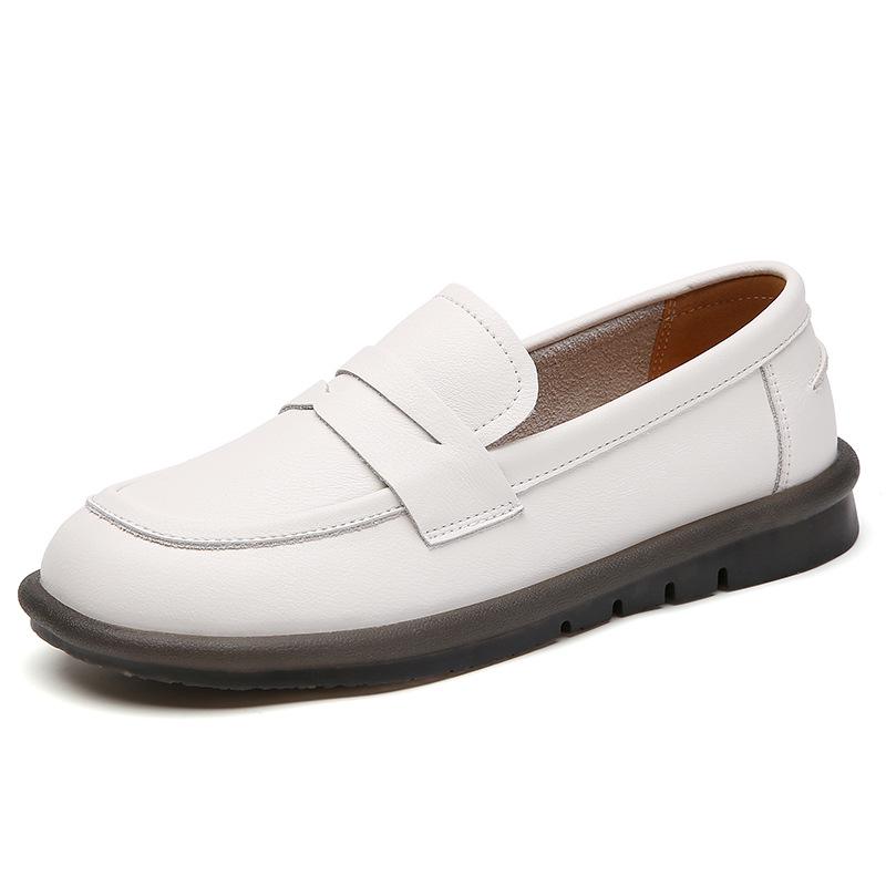 Autumn 2022 Korean Style Casual Slip-on Loafers for Middle-aged and Elderly Women