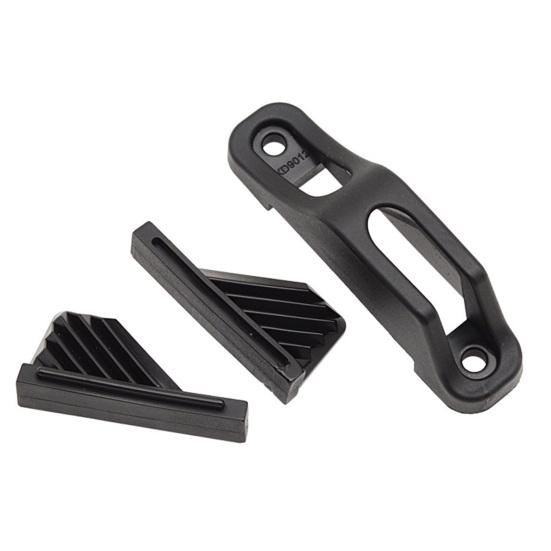 Nylon Kayak Cord Lock Cleat Self-Lock Rope Cord Tensioner Runner Quick Grip Soft Rope Tensioning Slider for Canoeing Kayak Surfing Accessories