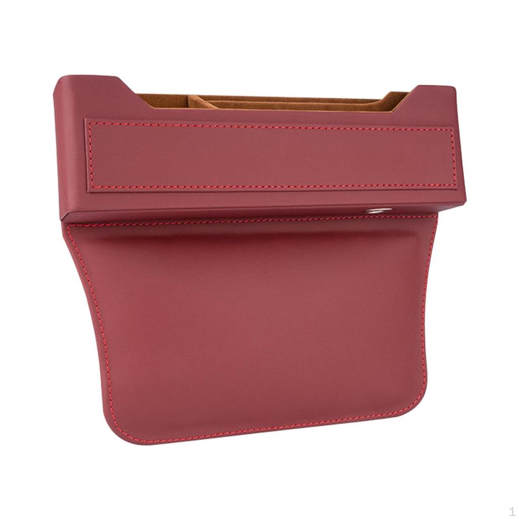 Car Seat Filler Organizer Reserved Charging Hole Auto Console Side Storage Box for Sundries