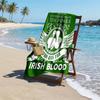 Irish Fashion Beach Towel: Ideal for Summer Adventures Soft, absorbent and quick drying suitable for swimming and bathing