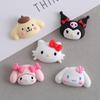 Popular Sanrio Cartoon DIY Accessories: Phone Case Stickers, Hair Clips, Fridge Magnets, Charms, and Crocs Decorations
