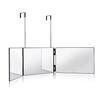 Three-Way Folding Telescopic Self-Haircut Mirror